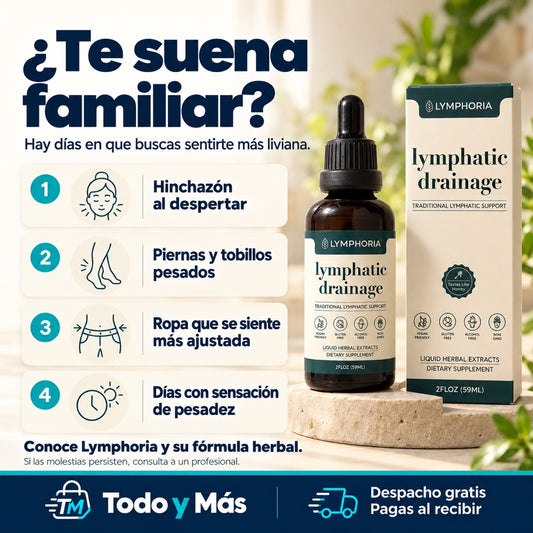 Gotas Lymphoria Drenaje Linfático x 59 ml – Equilibrio y Bienestar