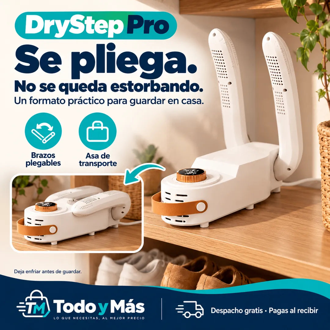DryStep Pro – Secador de Calzado Plegable