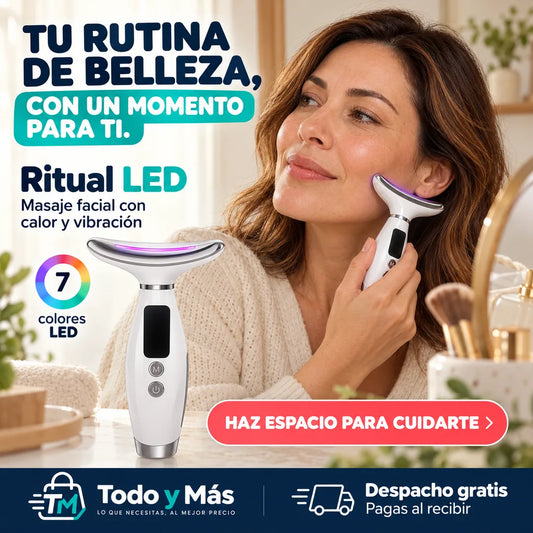 Masajeador Facial LED