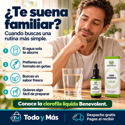 Clorofila Líquida Benevolent x 59 ml – Bienestar y Vitalidad
